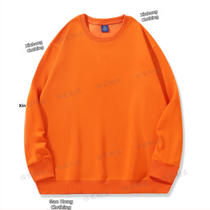 Bavlnená mikina s okrúhlym výstrihom, voľný strih, 280 g, korejský štýl