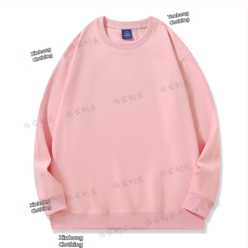 Bavlnená mikina s okrúhlym výstrihom, voľný strih, 280 g, korejský štýl