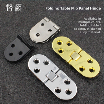 Tuhý okrúhly šarnír, skladací vrchný diel, model 3+6, materiál: zliatina zinku/nerezová oceľ, lesklý povrch, moderný minimalistický štýl