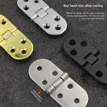 Tuhý okrúhly šarnír, skladací vrchný diel, model 3+6, materiál: zliatina zinku/nerezová oceľ, lesklý povrch, moderný minimalistický štýl