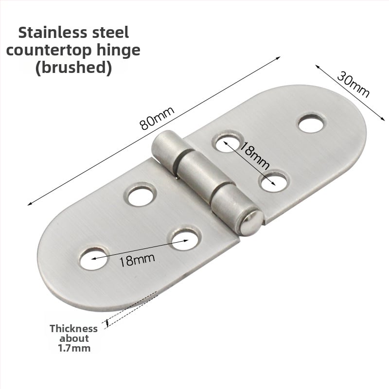 Tuhý okrúhly šarnír, skladací vrchný diel, model 3+6, materiál: zliatina zinku/nerezová oceľ, lesklý povrch, moderný minimalistický štýl