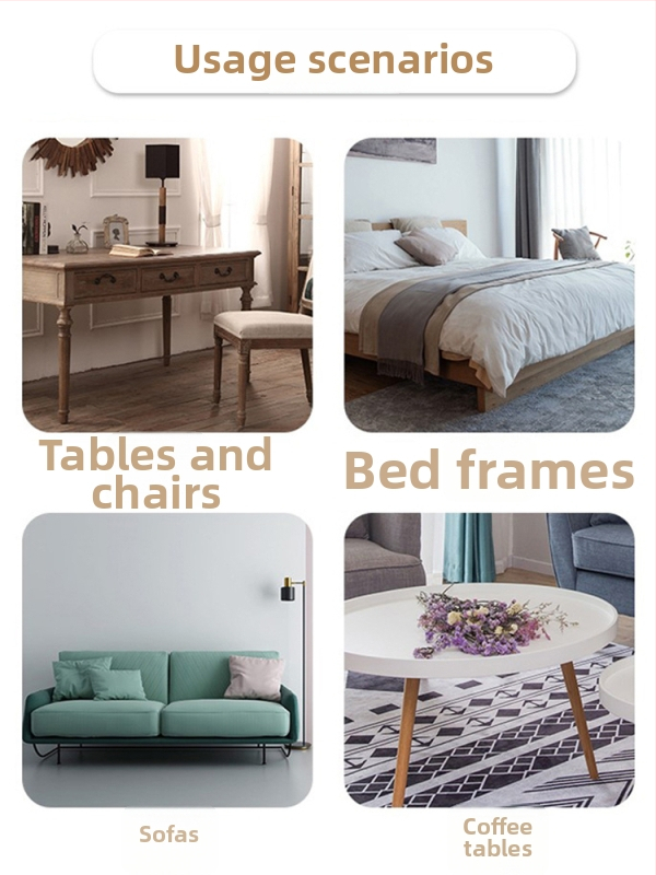 Filcinės kėdės kojų pagalvėlės – baldų apsauga, tylus veikimas, atsparus dilimui, smūgio sugėrimas – sofai ir stalo kampams