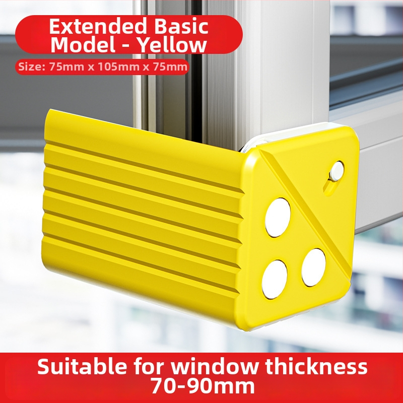 Hlinírový ochranný roh okna s plným krytím, proti kolízii, pre vnútorné otváranie okien, súprava ochrany dverí a okien, so dvomi magnetmi