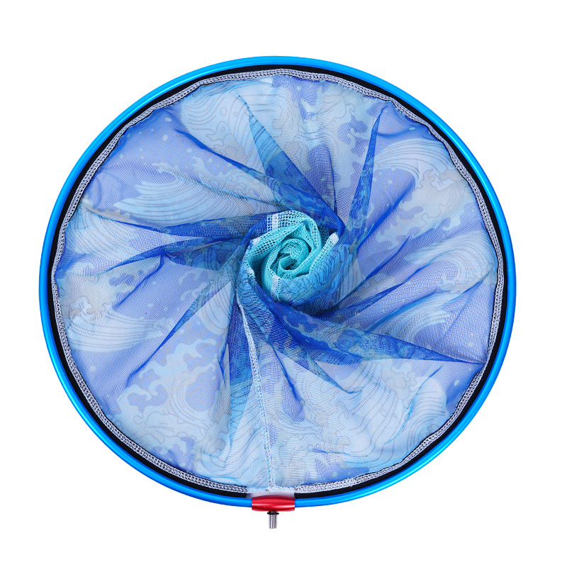 Hliníková zliatina - hlavica rybárskej siete s nano sieťkou, hlboký dizajn, ľahká a rýchloschnúca