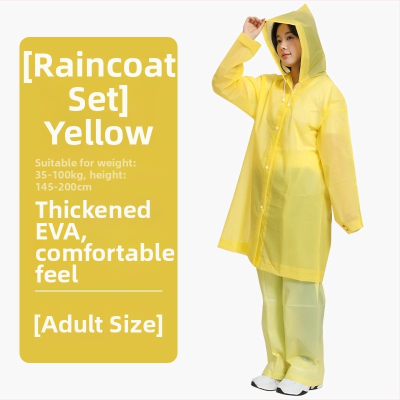 Pončo na turistiku so štiepeným strihom, EVA látka 0,14 mm, hrubý vrstvený materiál, PVC lepiaca vrstva, pre dospelú osobu, možnosť potlače loga