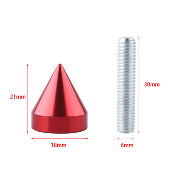 Šróky do rámu poznávacej značky, zliatina hliníka, špičatá hlava, sada 10 ks