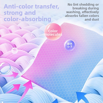 tisbeni Listy na absorpciu farieb pre domáce použitie — zabraňujú presunu farieb, dvojstranné, proti vyblednutiu