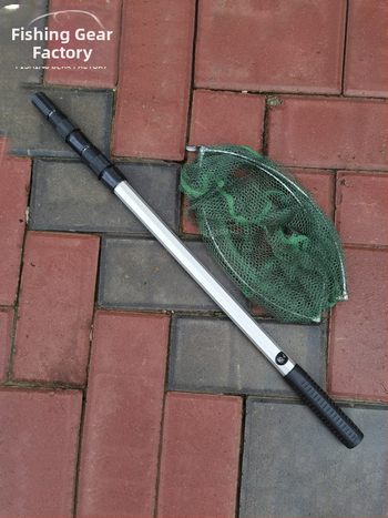 Hliníková sieťová tyč so pevným železným hlavom – sada pre rybárske siete