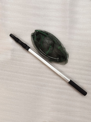 Hliníková sieťová tyč so pevným železným hlavom – sada pre rybárske siete