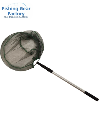 Hliníková sieťová tyč so pevným železným hlavom – sada pre rybárske siete