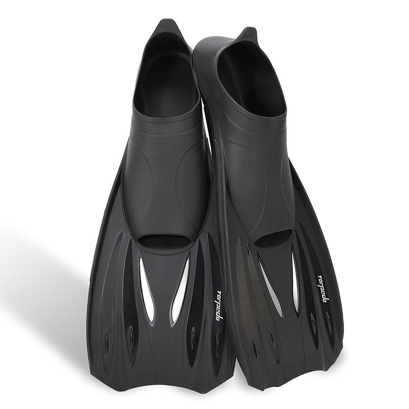 Wave profesionálne potápačské plutvy pre mužov - materiál TPR + PP, model F6882, pre voľné potápanie a potápanie so šnorchlom