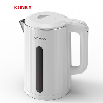 Elektrický rýchlovarný hrniec 1.8L, nerezová oceľ, spodné vykurovanie, 1500–2000W, automatické vypnutie