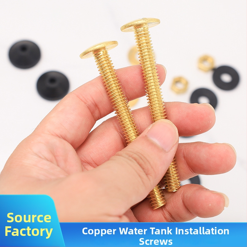 Split tualetes vāciņa montāžas skrūve – vara un nerūsējošais tērauds, modeļi B801/B802/B803/B804, zīmols Group Technology Bathroom, stils Standarta/Mūsdienīga vienkāršība