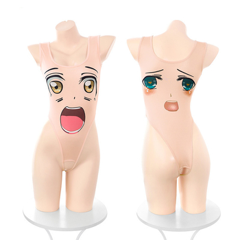 Cosplay body pre ženy, uniformný dizajn inšpirovaný japonským anime, polyester 95–100%