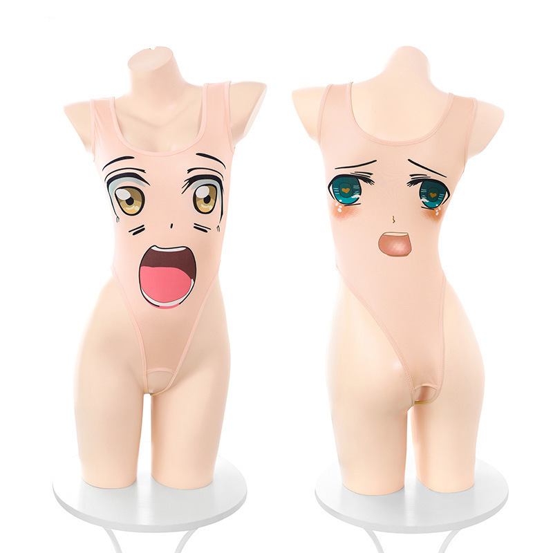 Cosplay body pre ženy, uniformný dizajn inšpirovaný japonským anime, polyester 95–100%