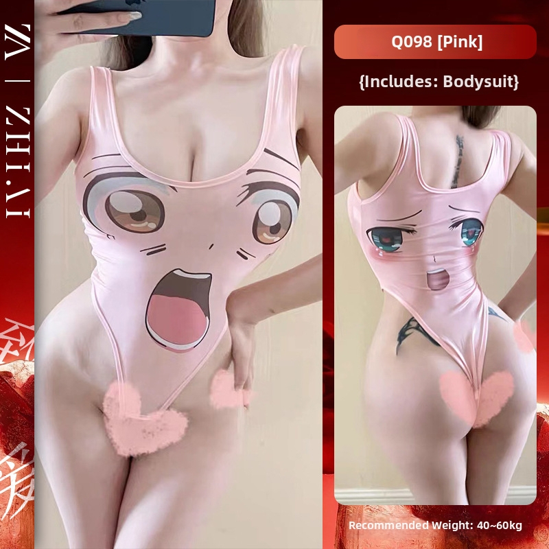 Cosplay body pre ženy, uniformný dizajn inšpirovaný japonským anime, polyester 95–100%