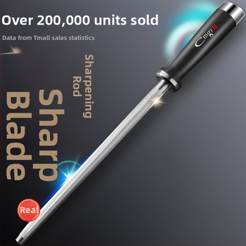 Diamantová brúsna tyč pre mäsiara – viacúčelový nástroj na ostrenie nožov, vlastné logo, spracovanie na objednávku, uvedenie 2024, pôvod Čína