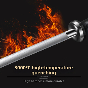 Diamantová brúsna tyč pre mäsiara – viacúčelový nástroj na ostrenie nožov, vlastné logo, spracovanie na objednávku, uvedenie 2024, pôvod Čína