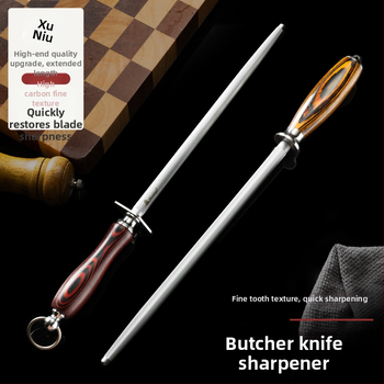 Plochý prút na ostrenie nožov – ručné ostrenie, vysokouhlíková oceľ, značka Xu Niu, moderný minimalistický dizajn, uvedený na trh jar 2020