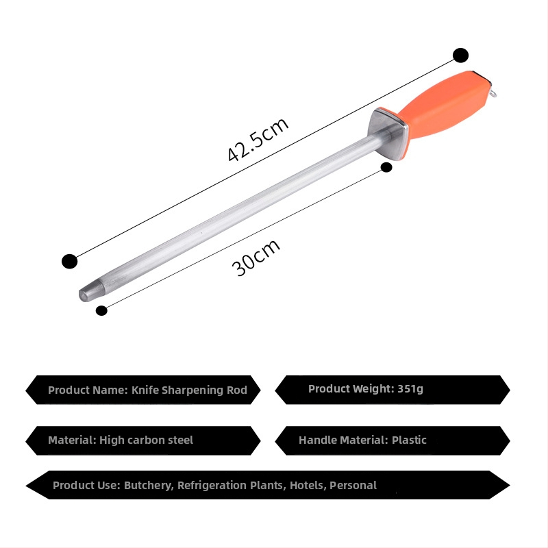 Plochý prút na ostrenie nožov – ručné ostrenie, vysokouhlíková oceľ, značka Xu Niu, moderný minimalistický dizajn, uvedený na trh jar 2020