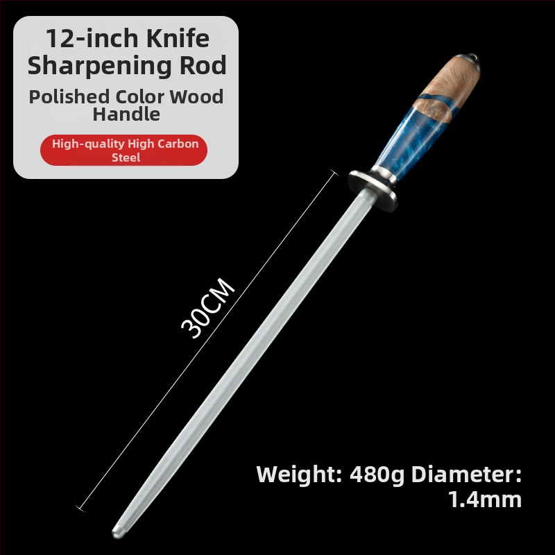 Plochý prút na ostrenie nožov – ručné ostrenie, vysokouhlíková oceľ, značka Xu Niu, moderný minimalistický dizajn, uvedený na trh jar 2020