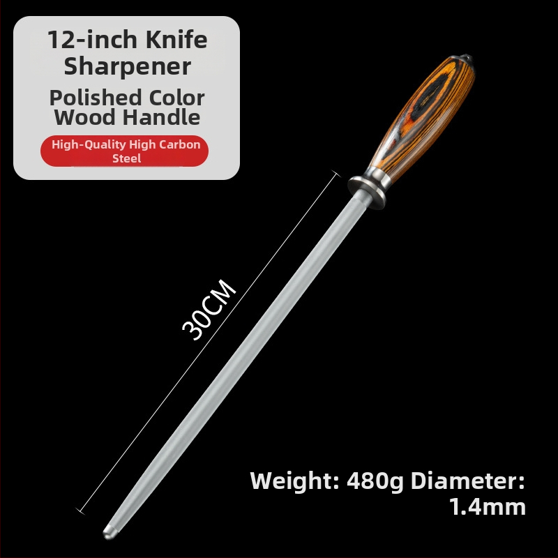 Plochý prút na ostrenie nožov – ručné ostrenie, vysokouhlíková oceľ, značka Xu Niu, moderný minimalistický dizajn, uvedený na trh jar 2020