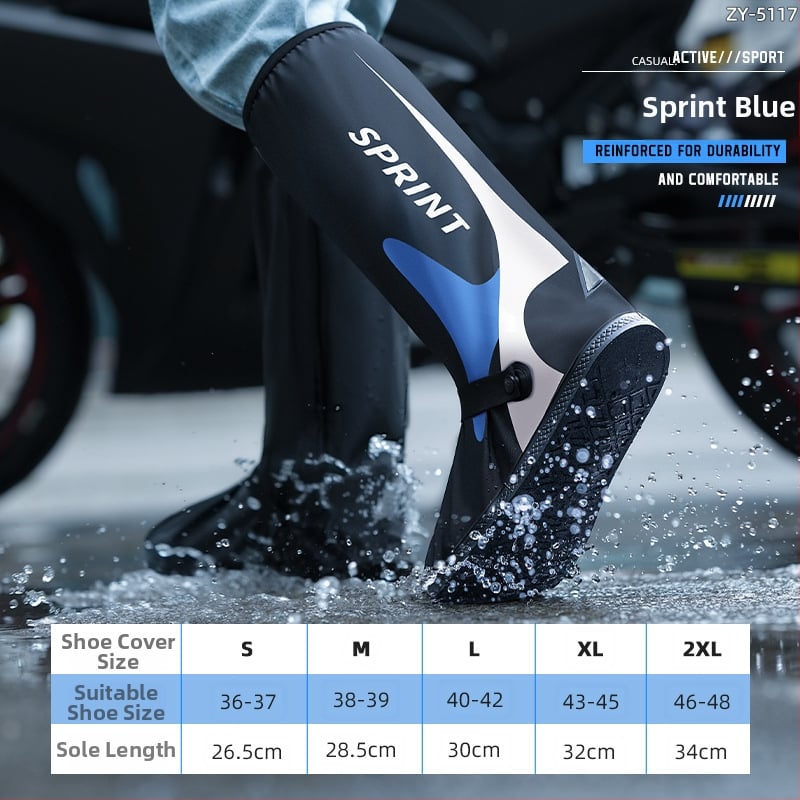 Návleky na topánky – PVC, Vysoké, Nepremokavé, Protišmykové, Odolné voči opotrebeniu