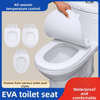 Kryt toaletnej sedadla EVA pena - nastaviteľný rozstup otvorov 11–17, Model 025, Štýl: štandardný, moderný a minimalistický