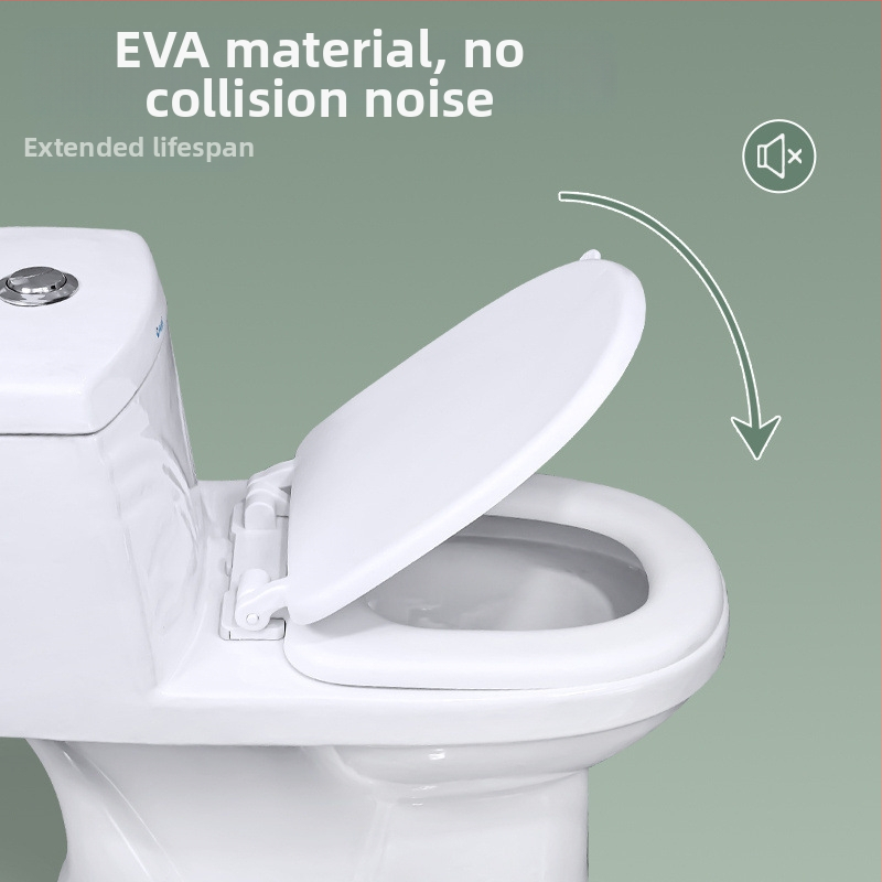 Tualetes sēdvietas vāciņš no EVA putām - regulējams caurumu attālums 11–17, Modelis 025, Stils: Standarta/Moderns minimālisma