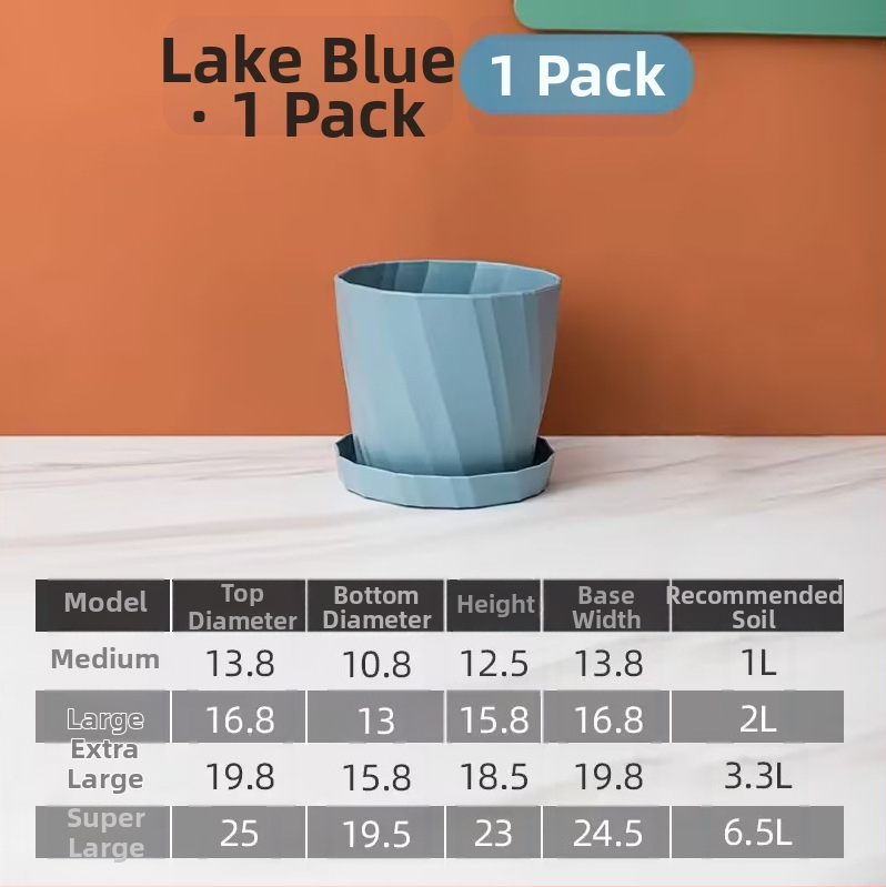 Plastový kvetináč na rastliny, nordický štýl, na stolné aj na podlahové použitie