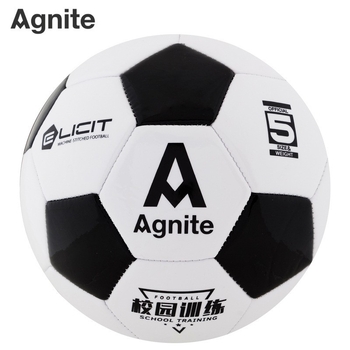 Angnette F1203 nogometna lopta veličine 5, šivana strojem, za učenike, djecu i odrasle, za treninge, ispite, utakmice i tjelesni odgoj