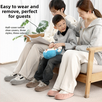 FaSoLa Velúrové návleky na topánky, hrubšie – na vnútorné prostredie, protiskúšavé, odolné voči opotrebeniu; Materiál: Velúr; Balenie: 200 ks.