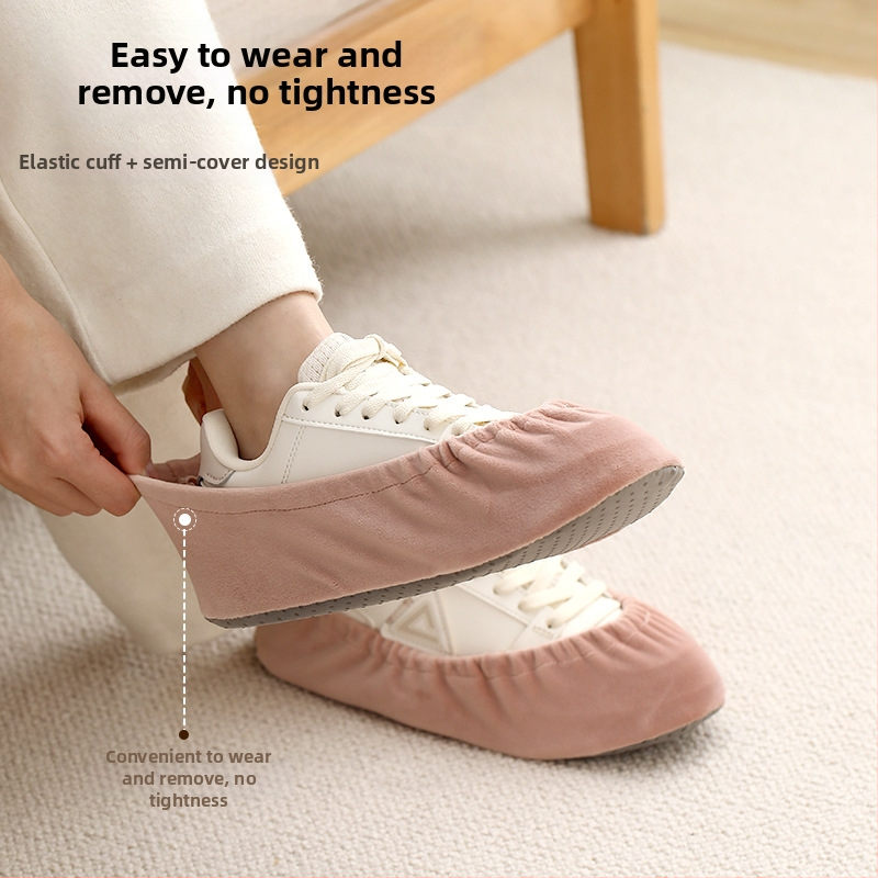 FaSoLa Velūro storos avalynės apsaugos dangteliai – vidaus naudojimui, neslystantys, atsparūs dilimui; Medžiaga: veluras; Pakuotė: 200 vnt.