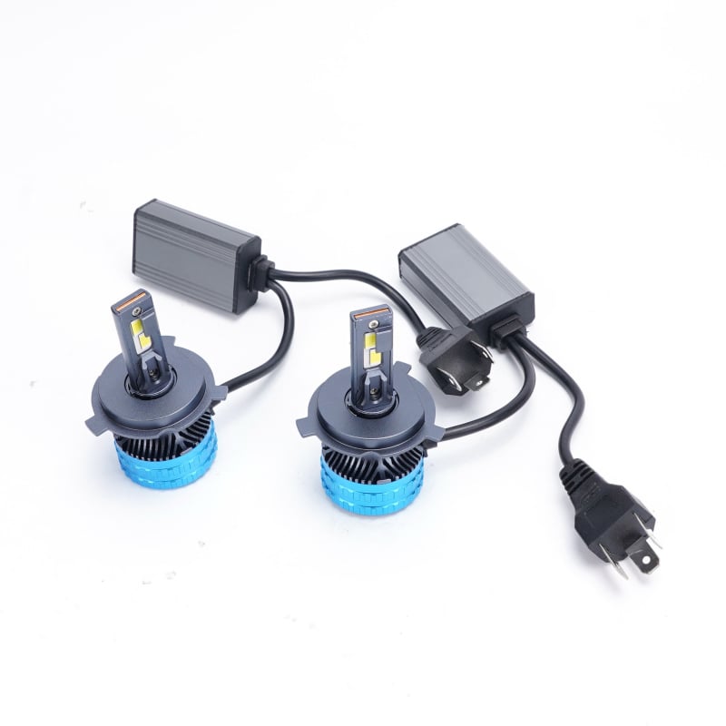 Auto LED žiarovka pre H7/H4/H1 – vysokovýkonná, dvojitý lúč (ďaleký/blízky), 12V-24V