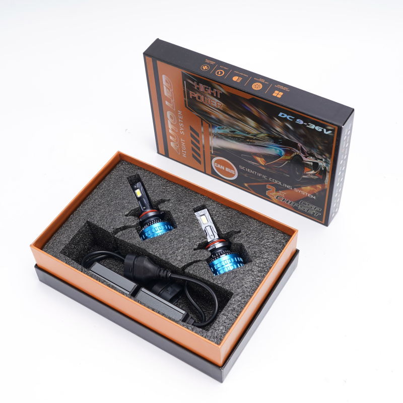 Auto LED žiarovka pre H7/H4/H1 – vysokovýkonná, dvojitý lúč (ďaleký/blízky), 12V-24V