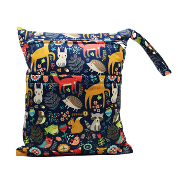 Vodootporna torba za pelene s dvostrukim zatvaračima, prijenosna torba za majku, organizator za pohranu pelena, poliester