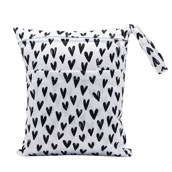 Vodootporna torba za pelene s dvostrukim zatvaračima, prijenosna torba za majku, organizator za pohranu pelena, poliester