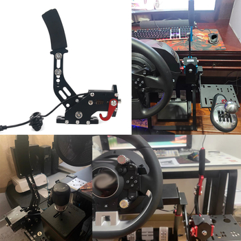 MrHello driftový simulátor ručnej brzdy pre závodné hry — hliníková zliatina, BX101975, kompatibilný s G27/G29, T500, G25, T300