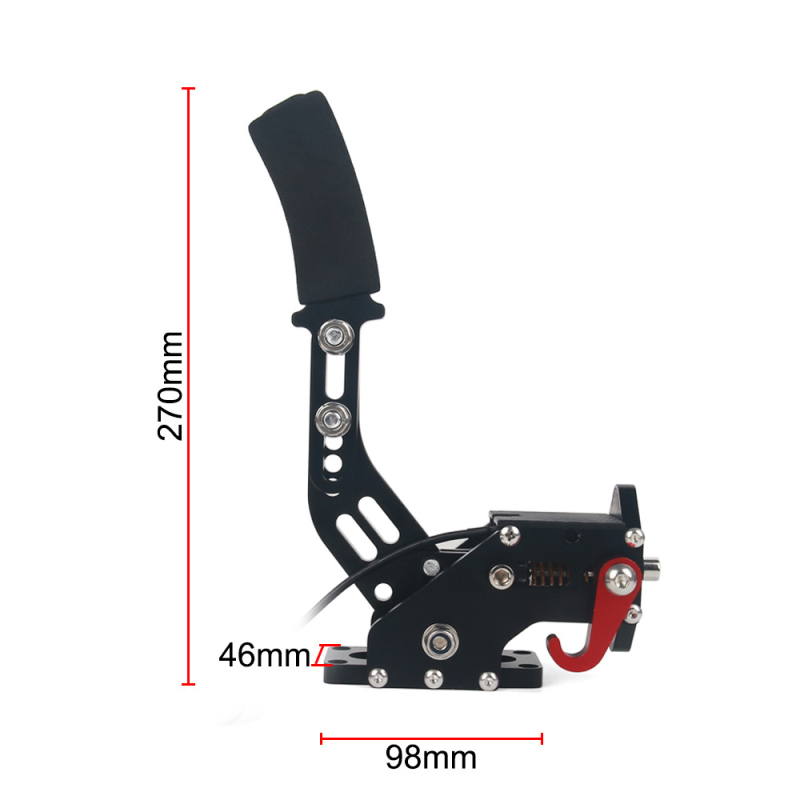 MrHello driftový simulátor ručnej brzdy pre závodné hry — hliníková zliatina, BX101975, kompatibilný s G27/G29, T500, G25, T300