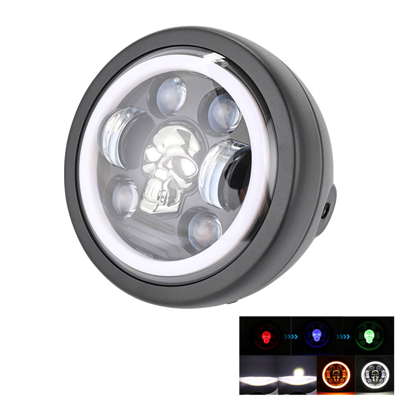 Motocyklové LED svetlo, hliníkové telo, 12V, vodotesné, model motor210, životnosť 50 000 hodín