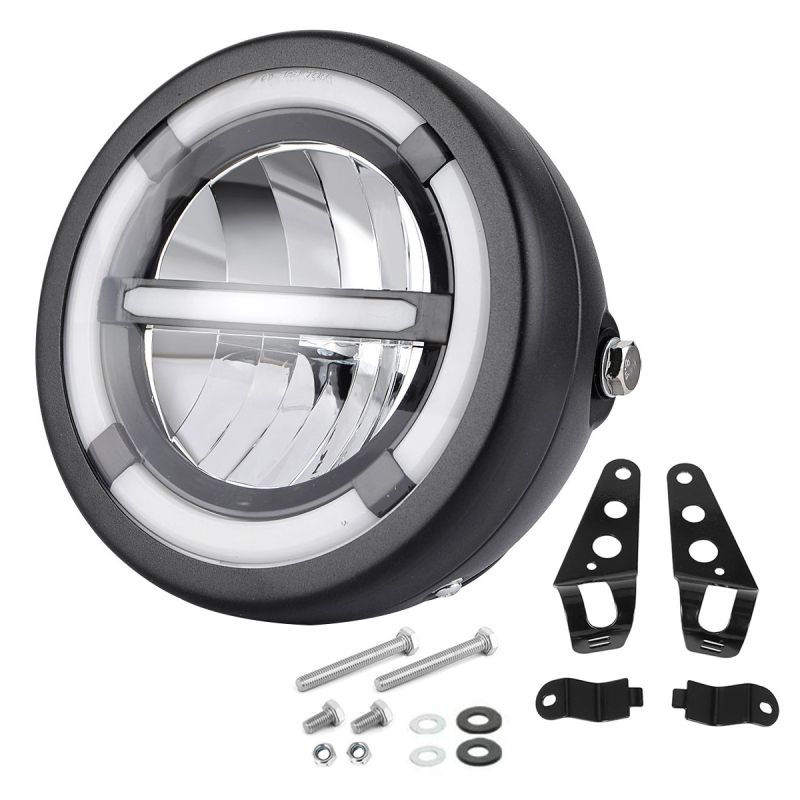 Motocyklové LED svetlo, hliníkové telo, 12V, vodotesné, model motor210, životnosť 50 000 hodín