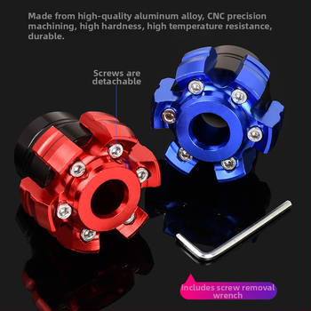 Čaša proti pádu pre prednú vidlicu, CNC dizajn so šiestimi pazúrmi, tlmenie nárazov, kompatibilné s väčšinou elektrických vozidiel a motocyklov