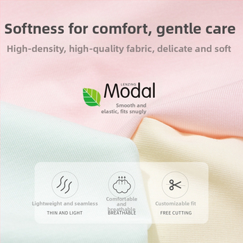 Detské spodné prádlo v štýle vesty z modalnej tkaniny, etapa 1 (9–13 rokov), ultratenký tvarovaný košíček