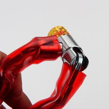 Zámok na reťaz s meďovým jadrom pre bicykle, elektrické bicykle a motocykle; model 1, kód tovaru whm0723, balené v OPP vrecku.