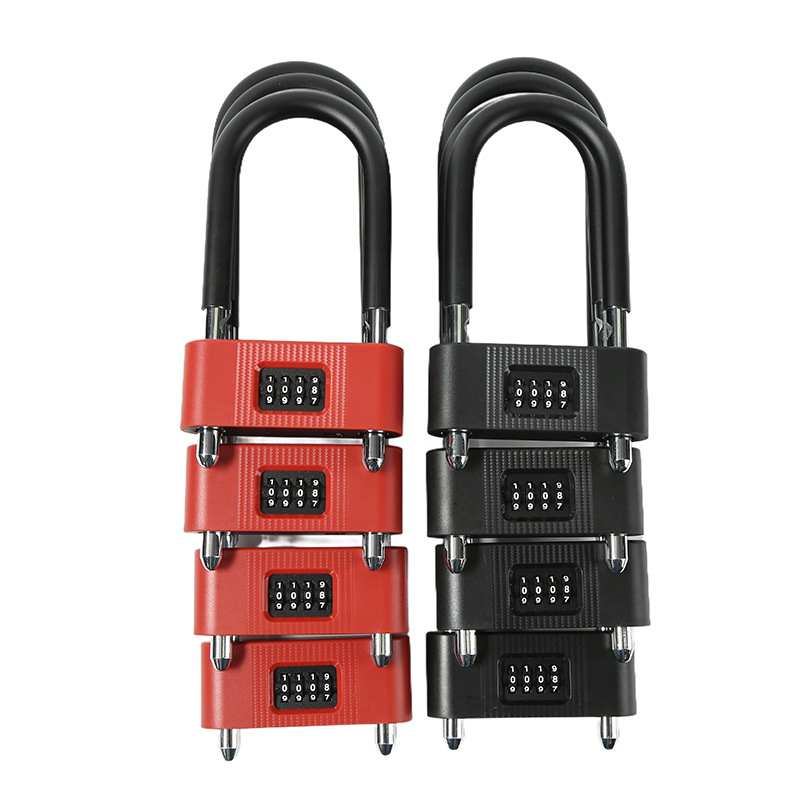 813 Zámok s kódom – Zliatina zinku s ABS povlakom – Zámok na domáce použitie – Vhodný pre sklenené dvojdverové a posuvné dvere – Moderný minimalistický štýl