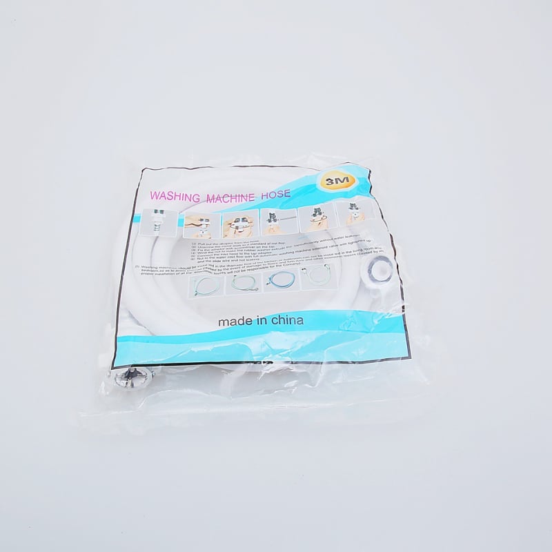 Predĺžovacia hadica vstupného potrubia pre práčku – jednojoint spoj, model Inlet pipe, 1.0 MPa, 2–90°C, typ montáže: linka