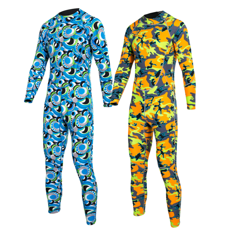Wetsuit 3 mm termálny, kamufláž, jednopanelový, unisex