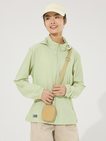 Unisex vanjski windbreaker s UV zaštitom UPF50+, brzo sušenje, prozračan, ultra lagan, najlonska tkanina
