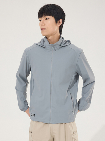 Unisex vanjski windbreaker s UV zaštitom UPF50+, brzo sušenje, prozračan, ultra lagan, najlonska tkanina