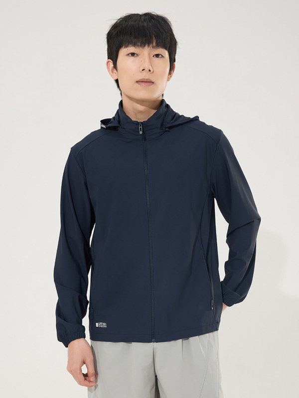 Unisex vanjski windbreaker s UV zaštitom UPF50+, brzo sušenje, prozračan, ultra lagan, najlonska tkanina